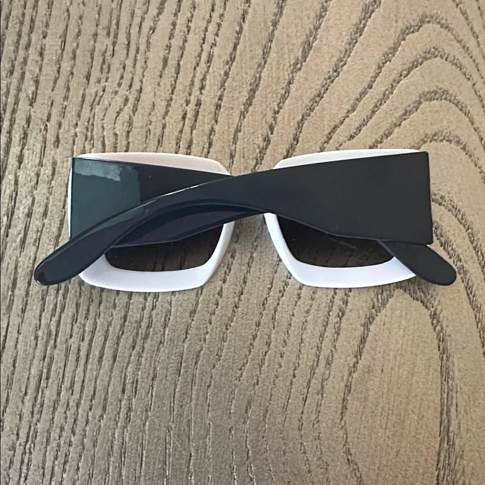 Janie and Jack Oversized Square Striped Sunglasses